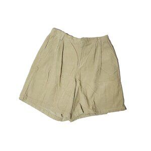 Urban Oasis Beige Size 20W Corduroy 100% Cotton Shorts Wide Leg 90s Retro